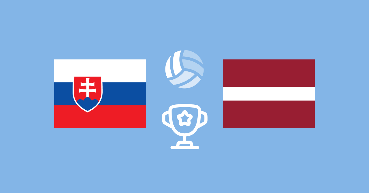 Zápas vo volejbale - Slovensko vs Lotyšsko