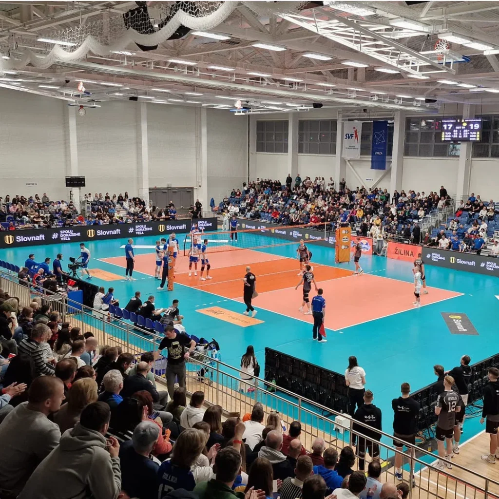 Zápas v Športovom centre UNIZA.