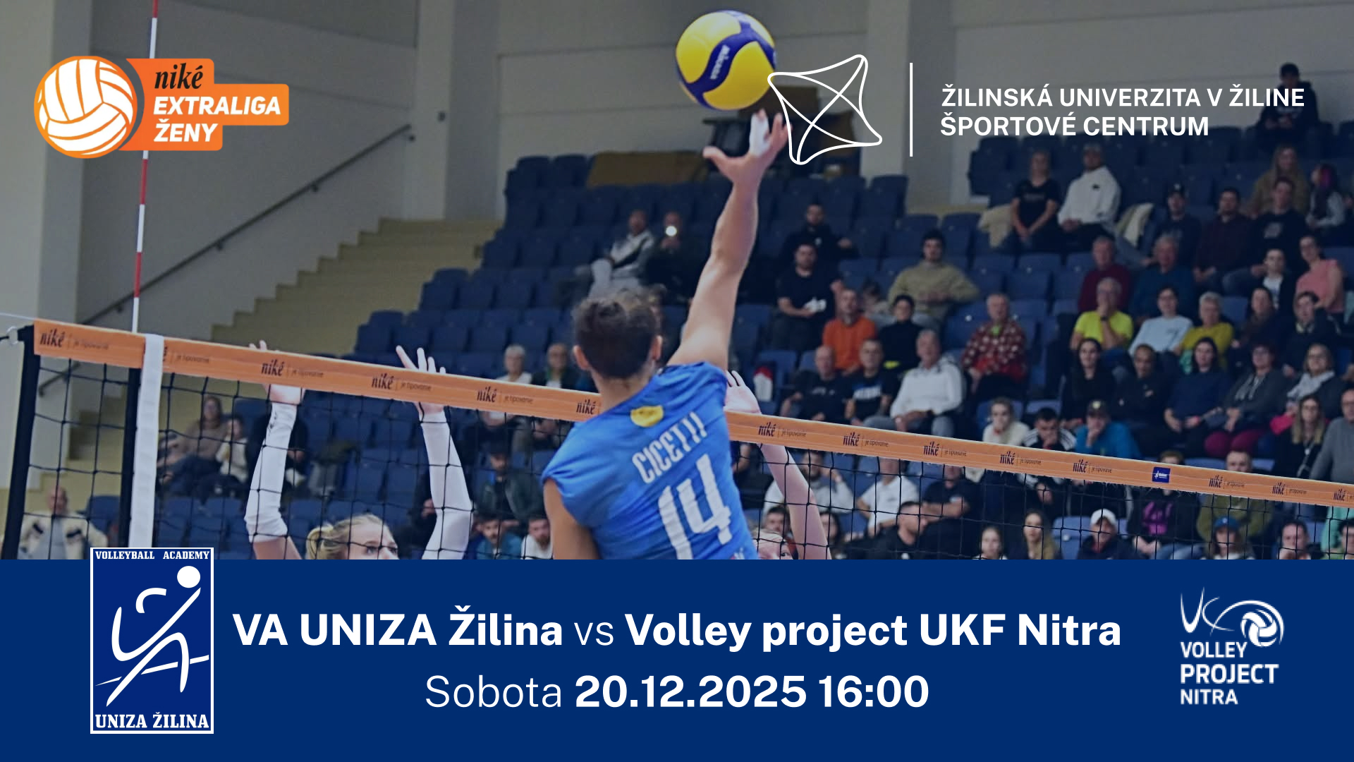 pozvanka na zapas medzi va uniza zilina a volley project ukf nitra